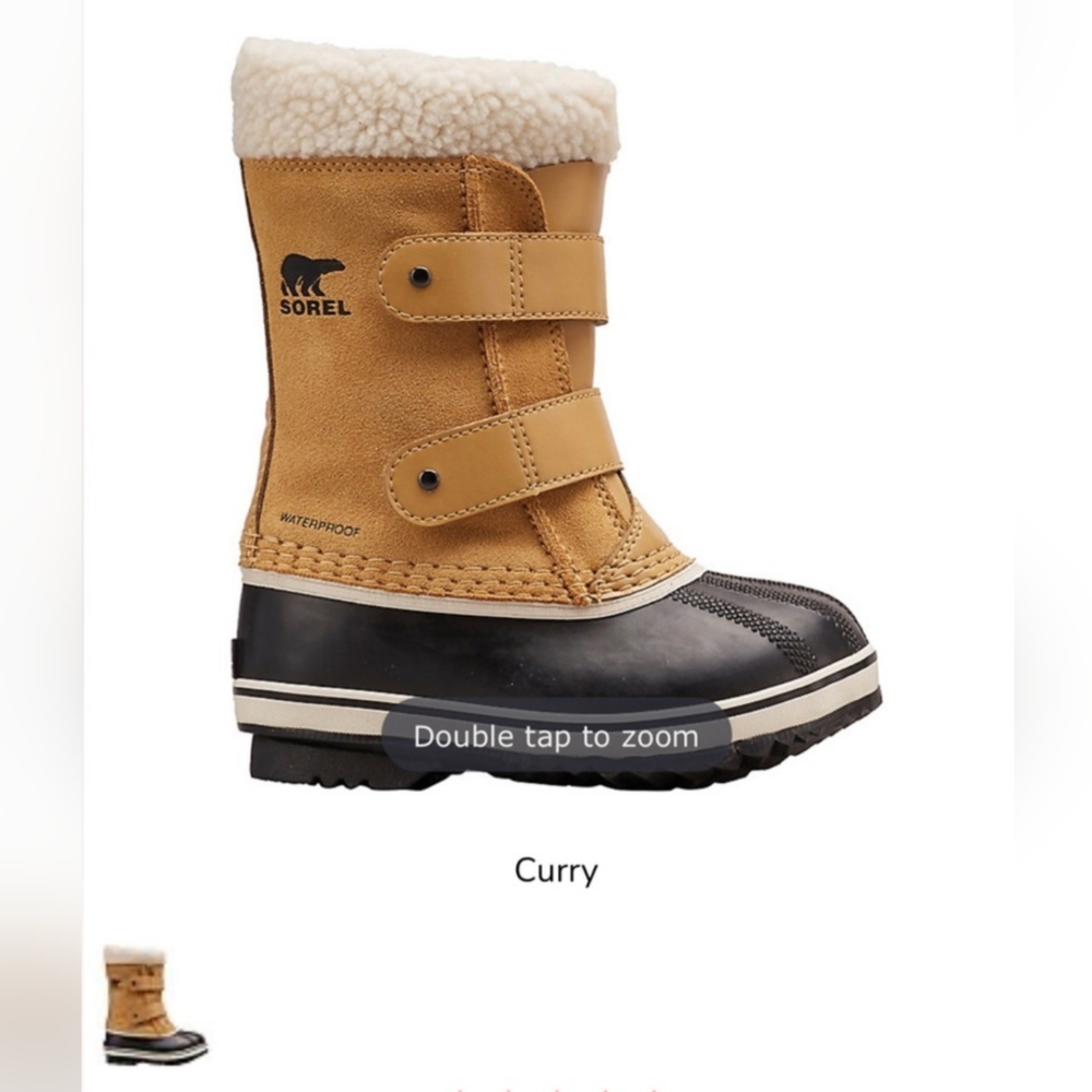 SOREL WATERPROOF SNOW/RAIN BOOTS SZ 5 BABY